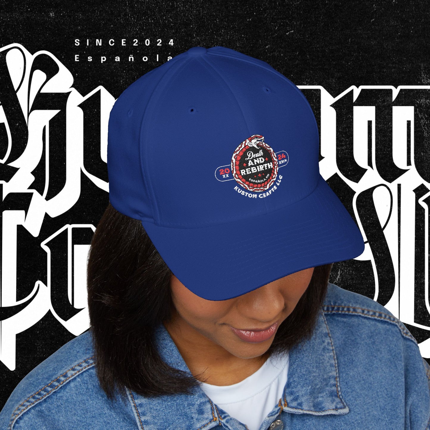 Embroidered Death and Rebirth Cap
