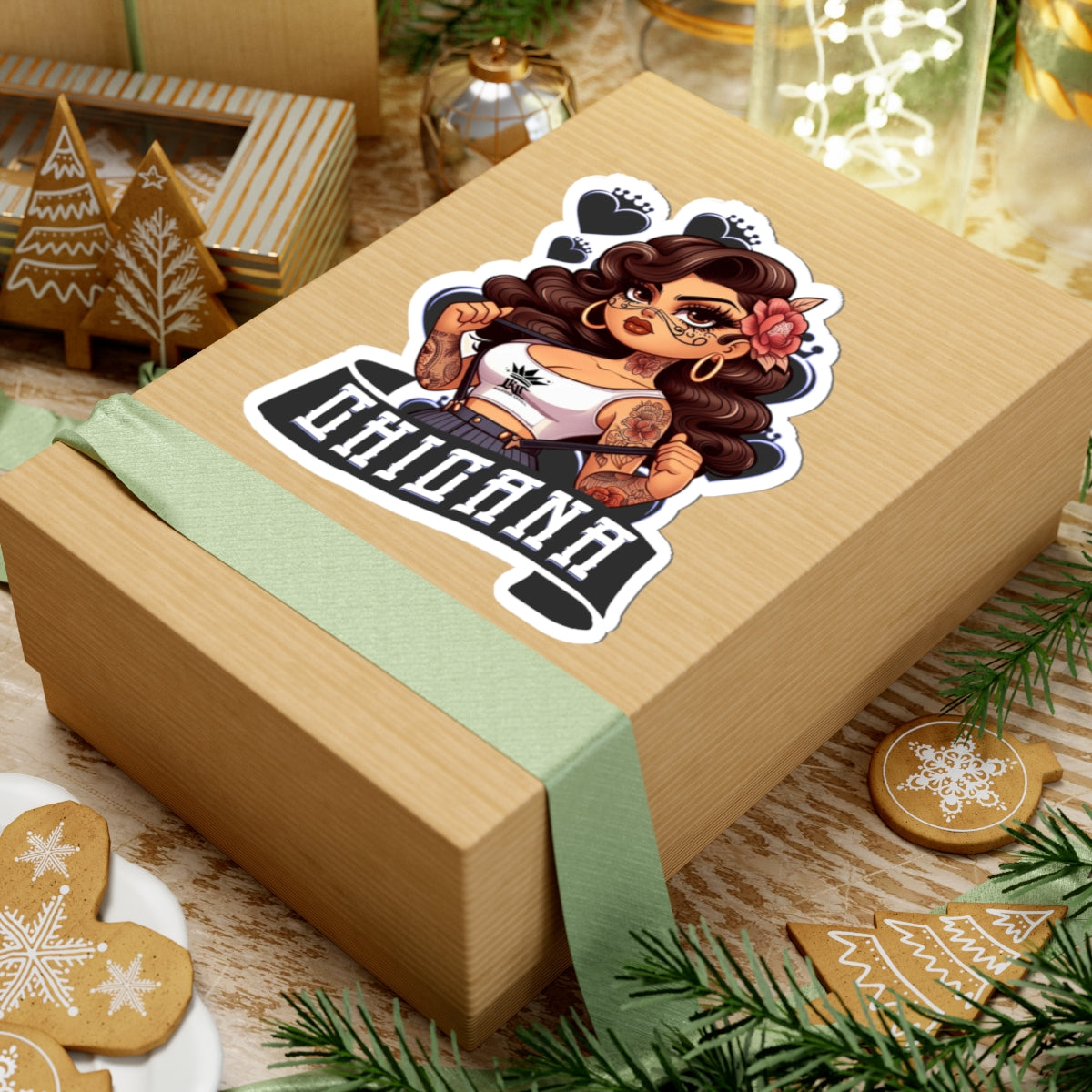 Chicana Kiss-Cut Stickers