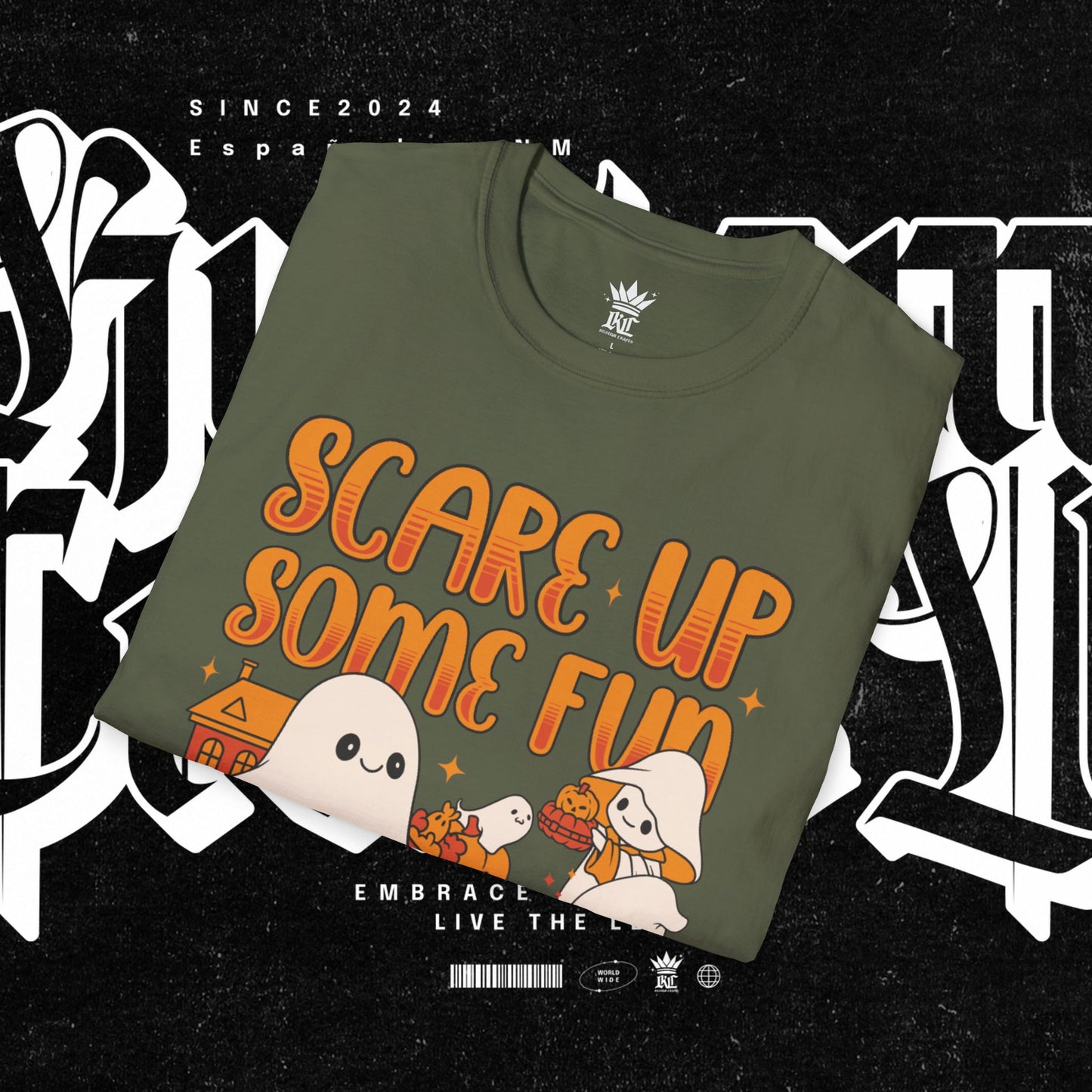 Ghost T-Shirt - Scare Up Some Fun Cute Ghost Design