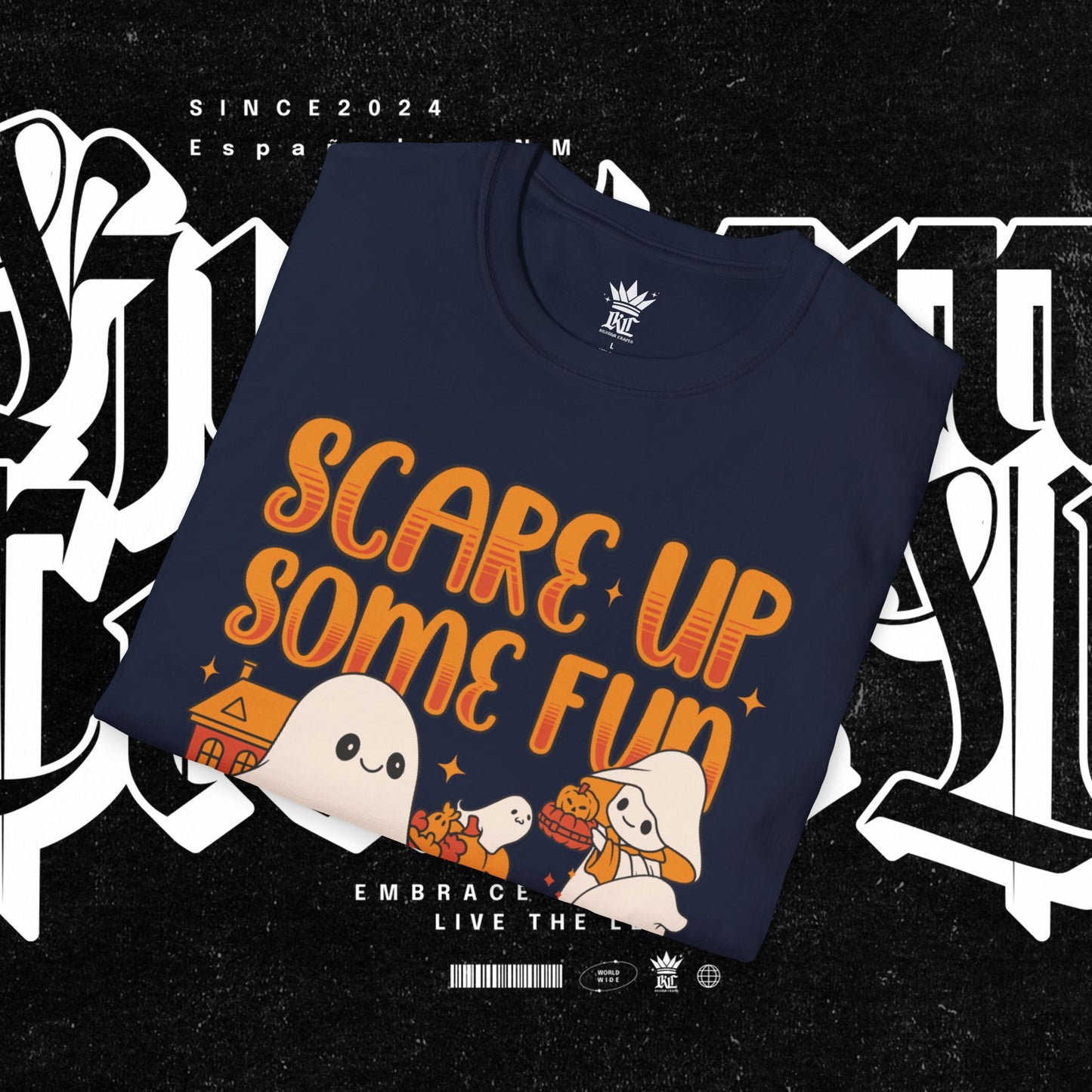 Ghost T-Shirt - Scare Up Some Fun Cute Ghost Design