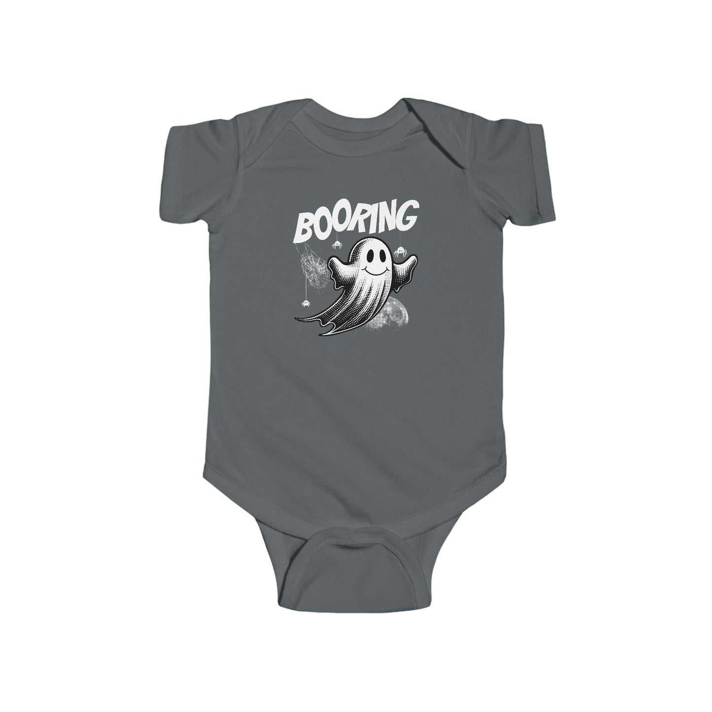 Boo-ring Halloween Baby Bodysuit, Cute Infant Costume, Ghost Graphic Onesie, Baby Shower Gift, Toddler Halloween Outfit