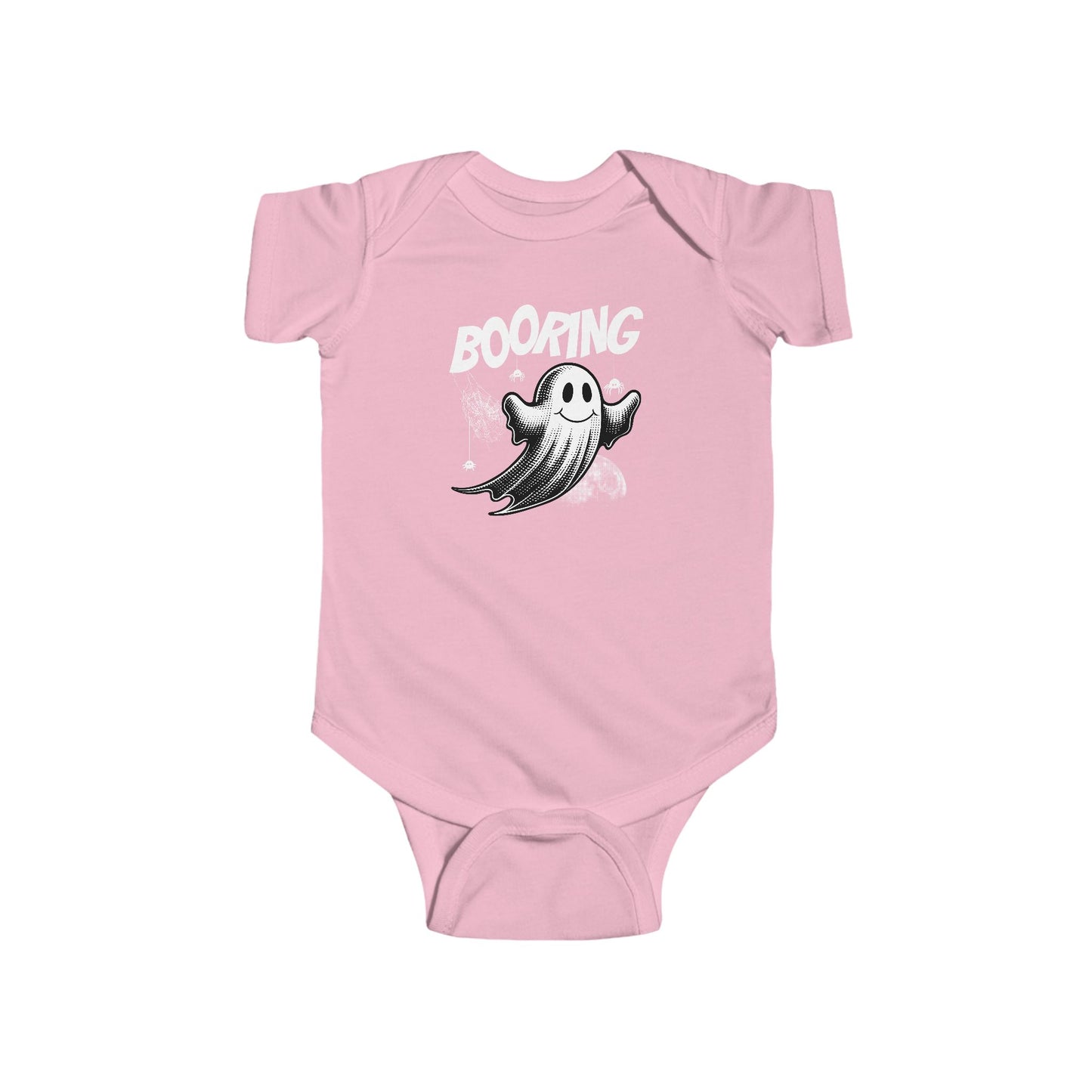 Boo-ring Halloween Baby Bodysuit, Cute Infant Costume, Ghost Graphic Onesie, Baby Shower Gift, Toddler Halloween Outfit