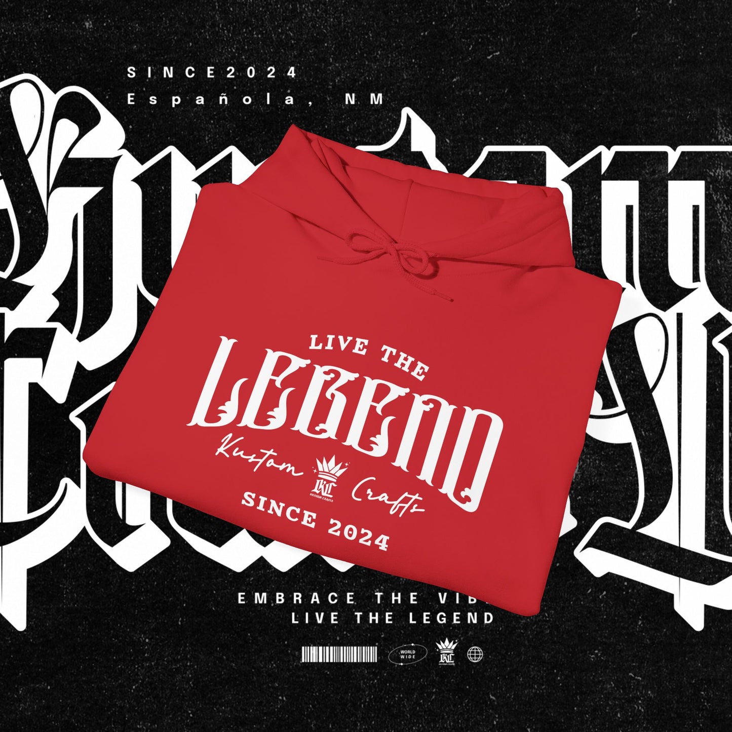 Live the Legend | Cozy Unisex Hoodie for Any Occasion, Gift for Friends, Streetwear Style