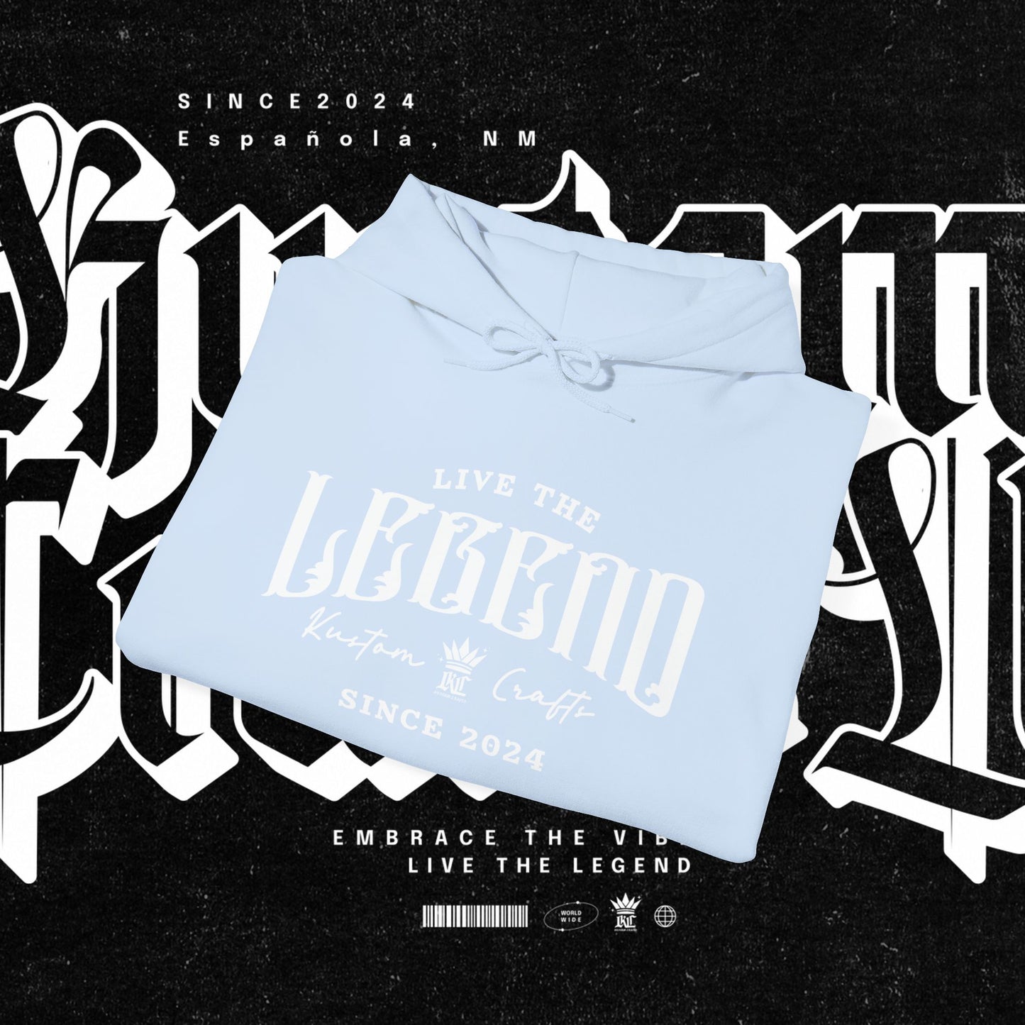 Live the Legend | Cozy Unisex Hoodie for Any Occasion, Gift for Friends, Streetwear Style