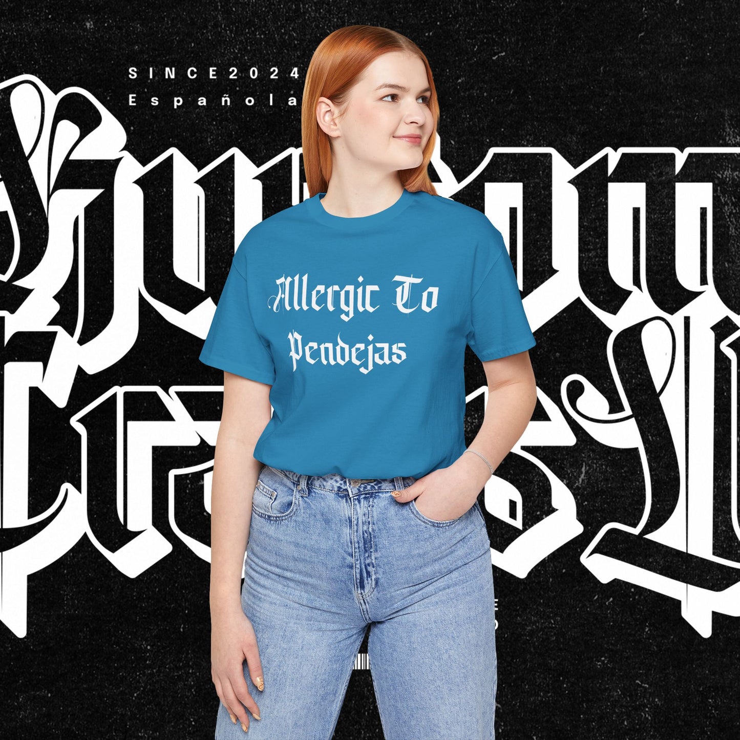 Allergic to Pendejas Unisex Tee, Funny Graphic T-Shirt, Casual Wear, Gift for Friends, Summer Fashion, Trendy Style