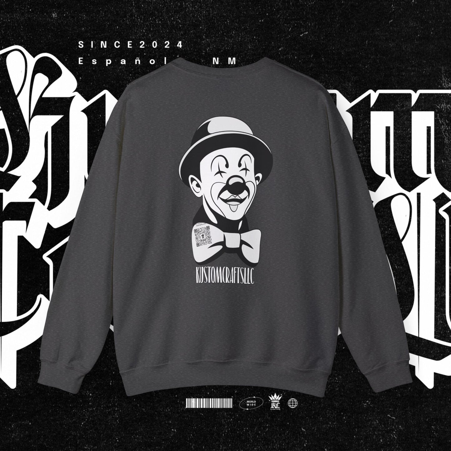 Class Clown Vintage-Style Comedic Crewneck Sweatshirt, Unisex Funny Sweatshirt, Retro Comedy Gift, Everyday Casual Wear, Perfect for Laughter Lovers
