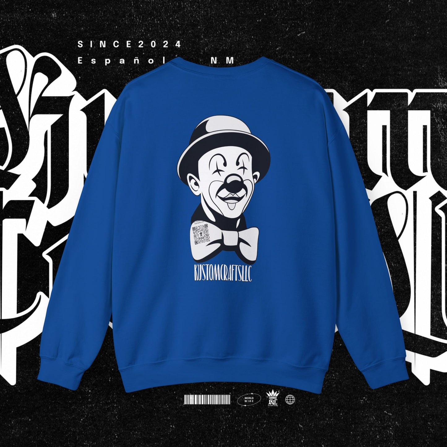 Class Clown Vintage-Style Comedic Crewneck Sweatshirt, Unisex Funny Sweatshirt, Retro Comedy Gift, Everyday Casual Wear, Perfect for Laughter Lovers