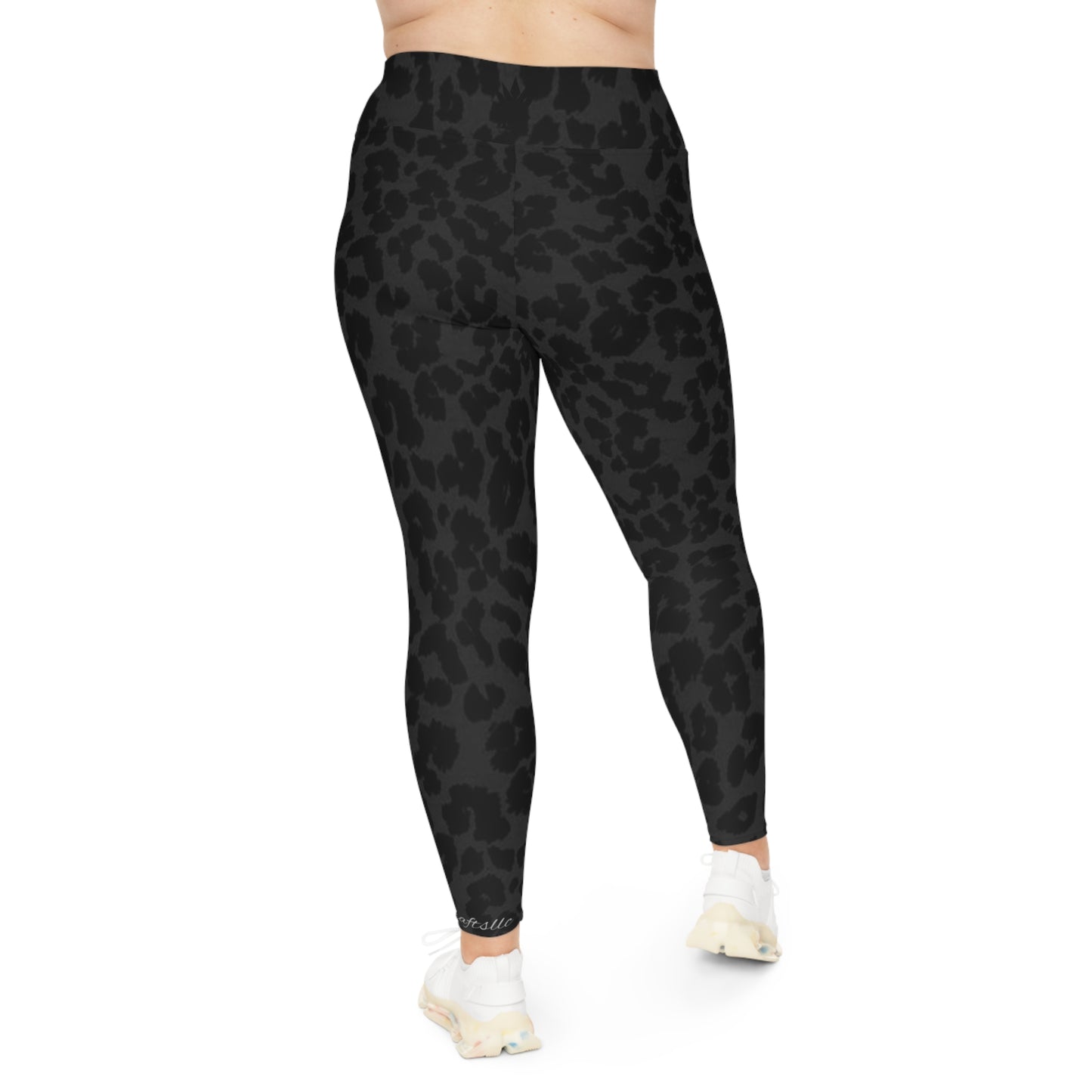 Bold Plus Size Leopard Print Leggings, Comfortable Activewear, Fashionable Workout Gear, Plus Size Fashion, Daily Wear Leggings
