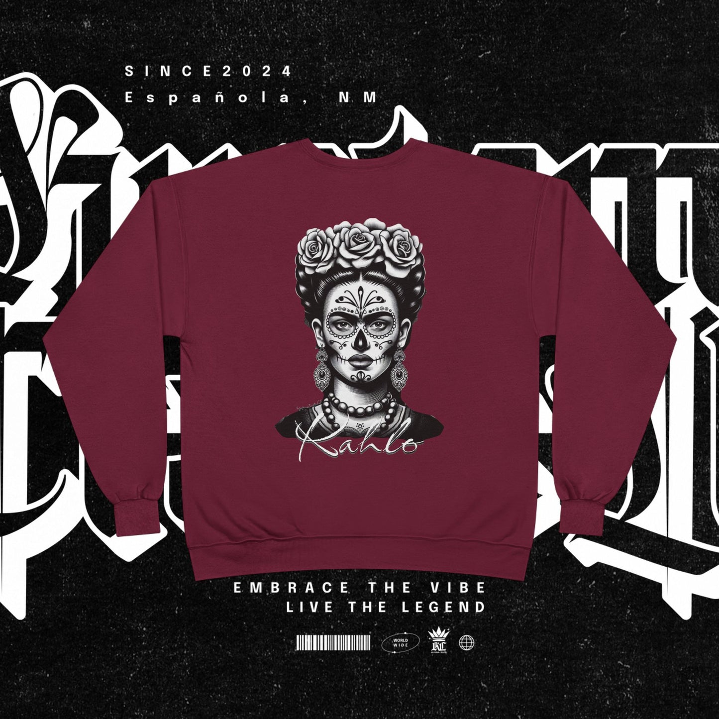 Day of the Dead Frida Kahlo Sweatshirt