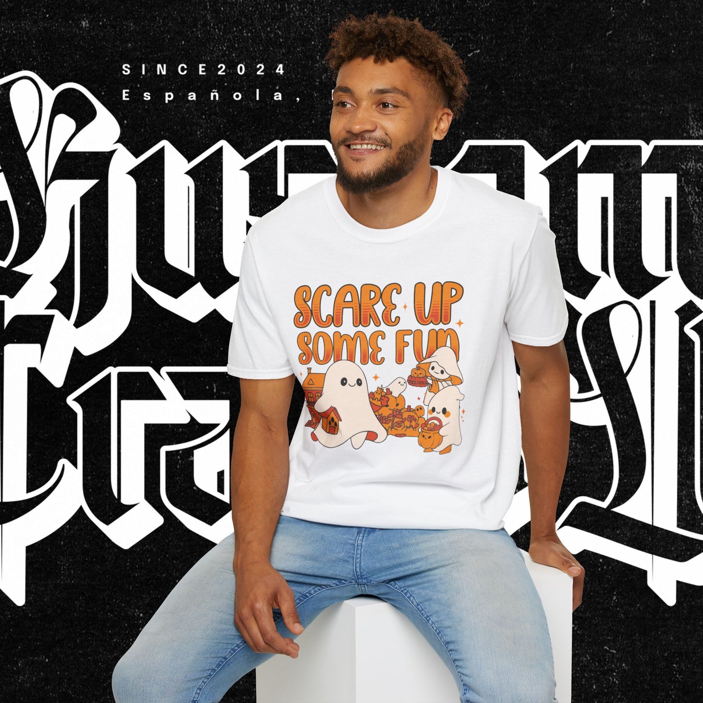 Ghost T-Shirt - Scare Up Some Fun Cute Ghost Design