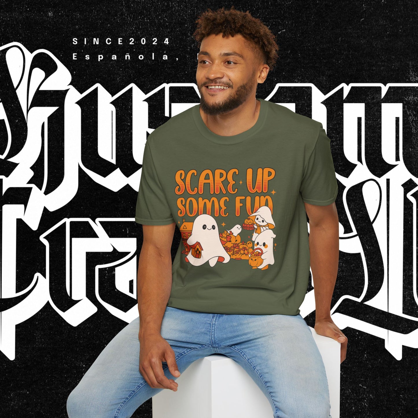 Ghost T-Shirt - Scare Up Some Fun Cute Ghost Design