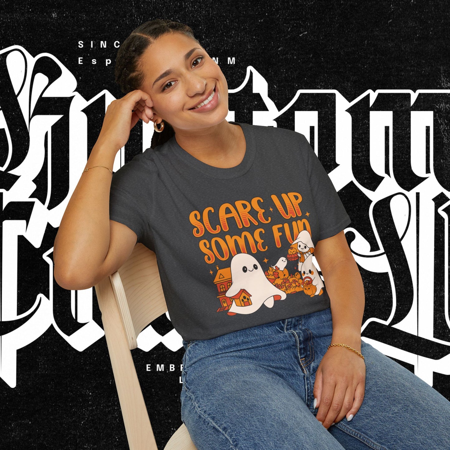 Ghost T-Shirt - Scare Up Some Fun Cute Ghost Design