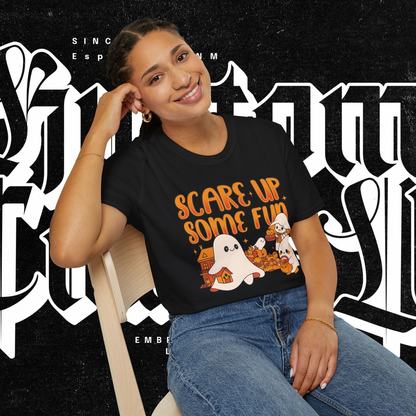 Ghost T-Shirt - Scare Up Some Fun Cute Ghost Design