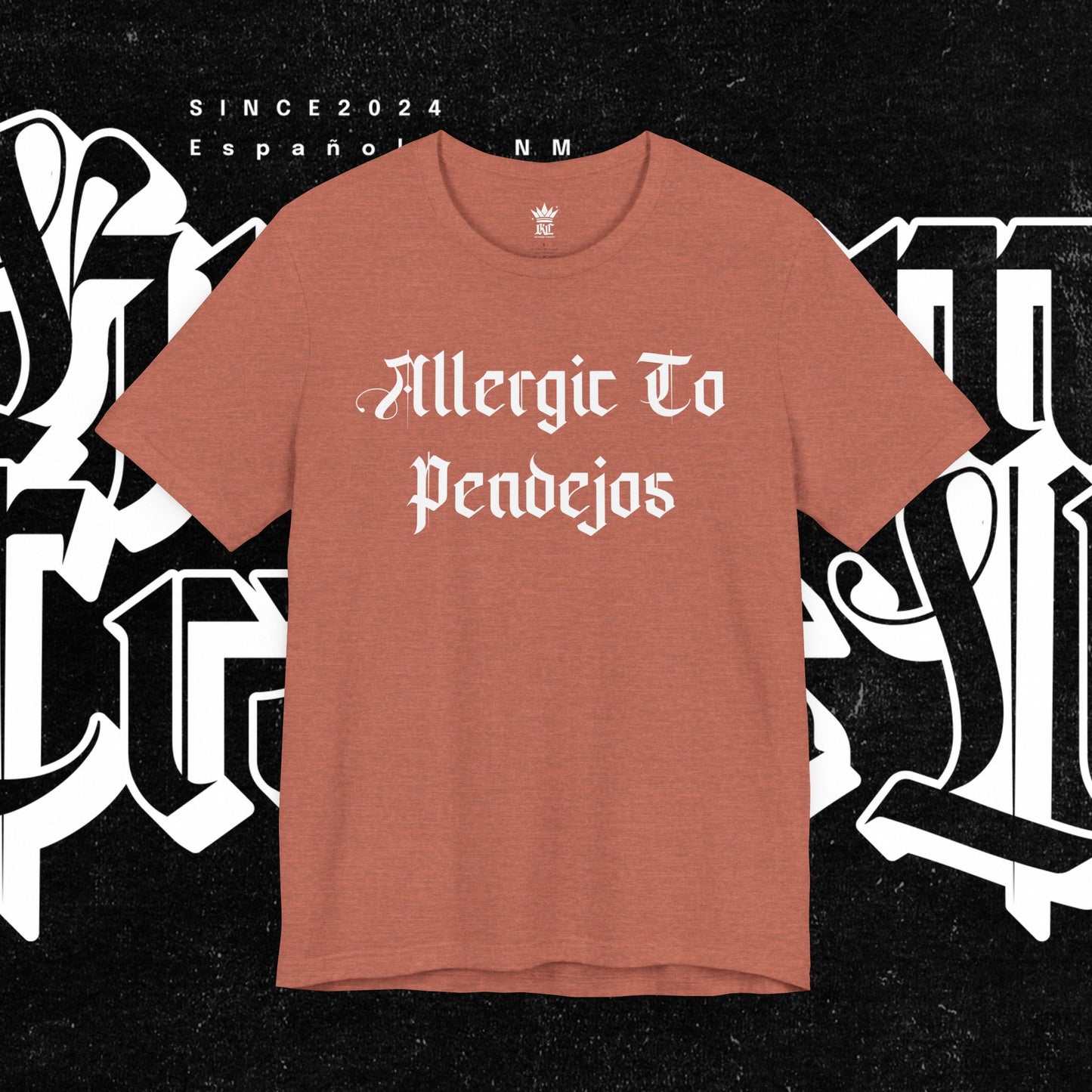 Allergic to Pendejos Unisex Jersey Tee | Casual Humor Shirt | Gift for Friends, Birthday, Humor Apparel, Everyday Wear