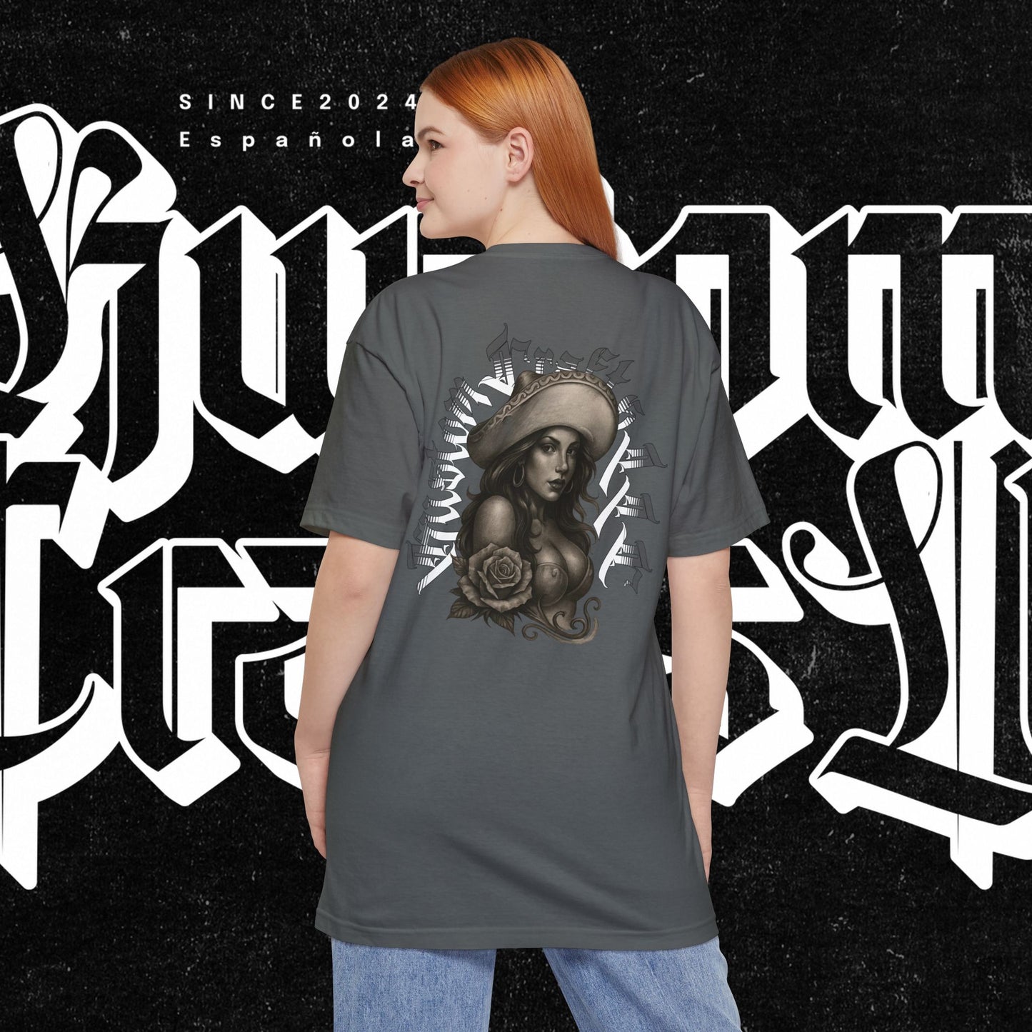 TALL-T Senora Street Art Unisex TALL T-Shirt, Graphic Tee for Urban Style, Casual Wear, Gift for Art Lovers, Birthday, Streetwear