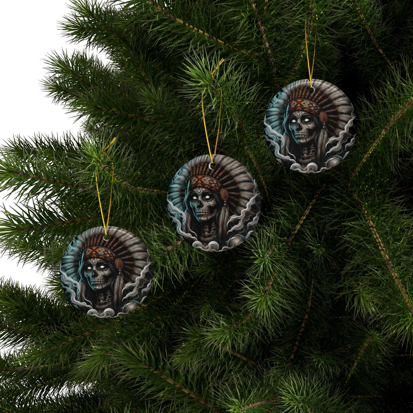 Ceramic Ornaments - Dia De Los Muertos Ancestor