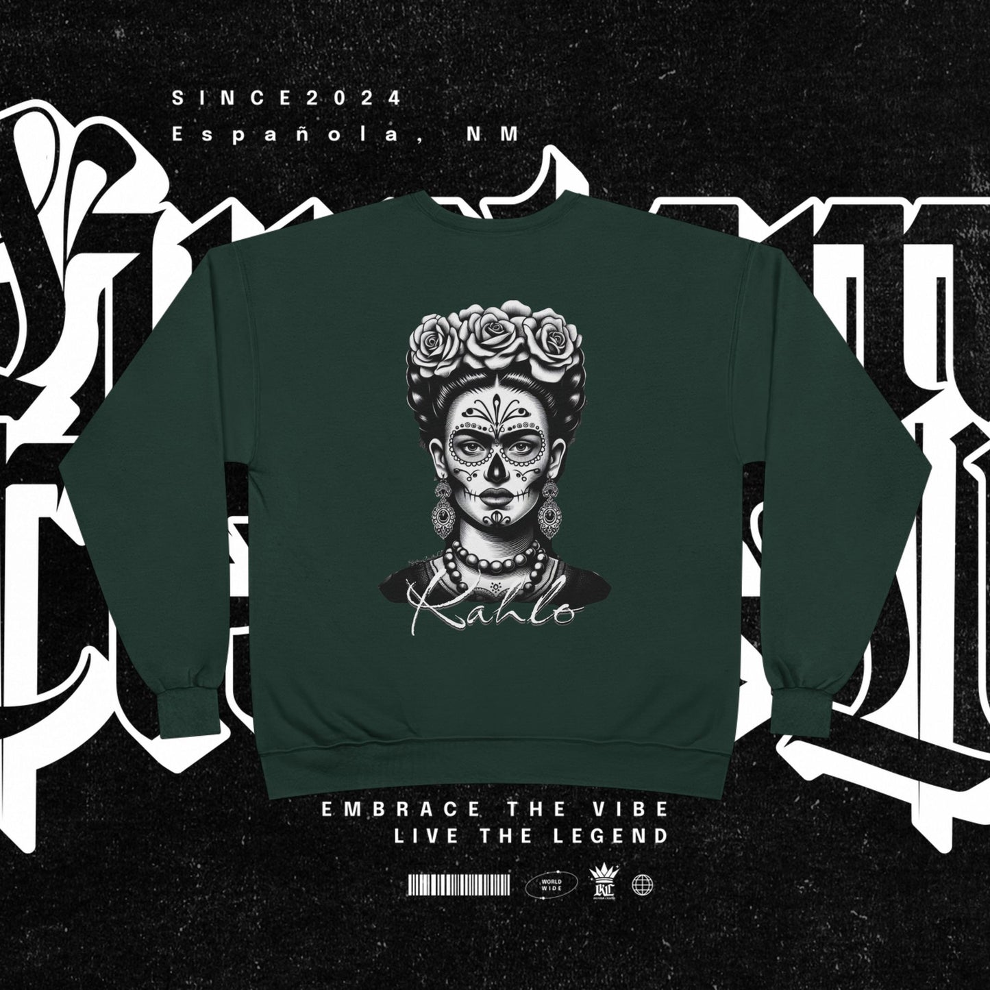 Day of the Dead Frida Kahlo Sweatshirt