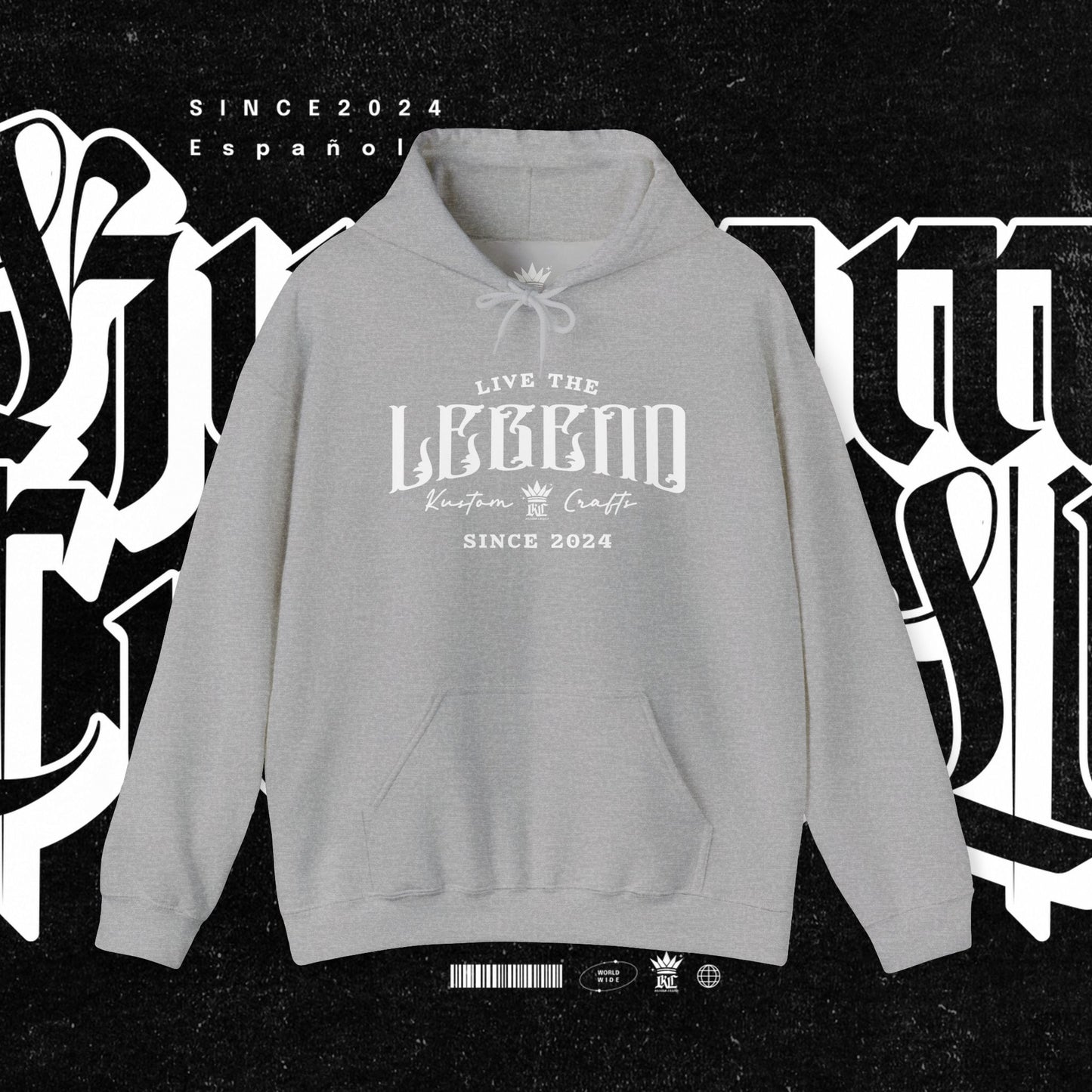 Live the Legend | Cozy Unisex Hoodie for Any Occasion, Gift for Friends, Streetwear Style