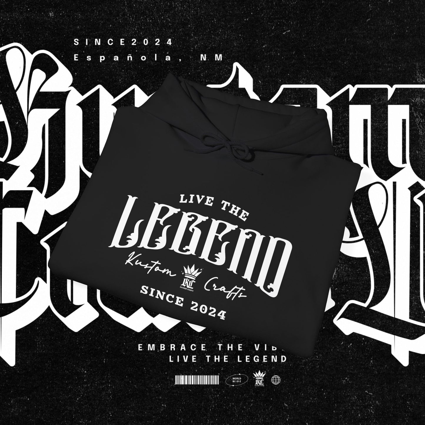 Live the Legend | Cozy Unisex Hoodie for Any Occasion, Gift for Friends, Streetwear Style