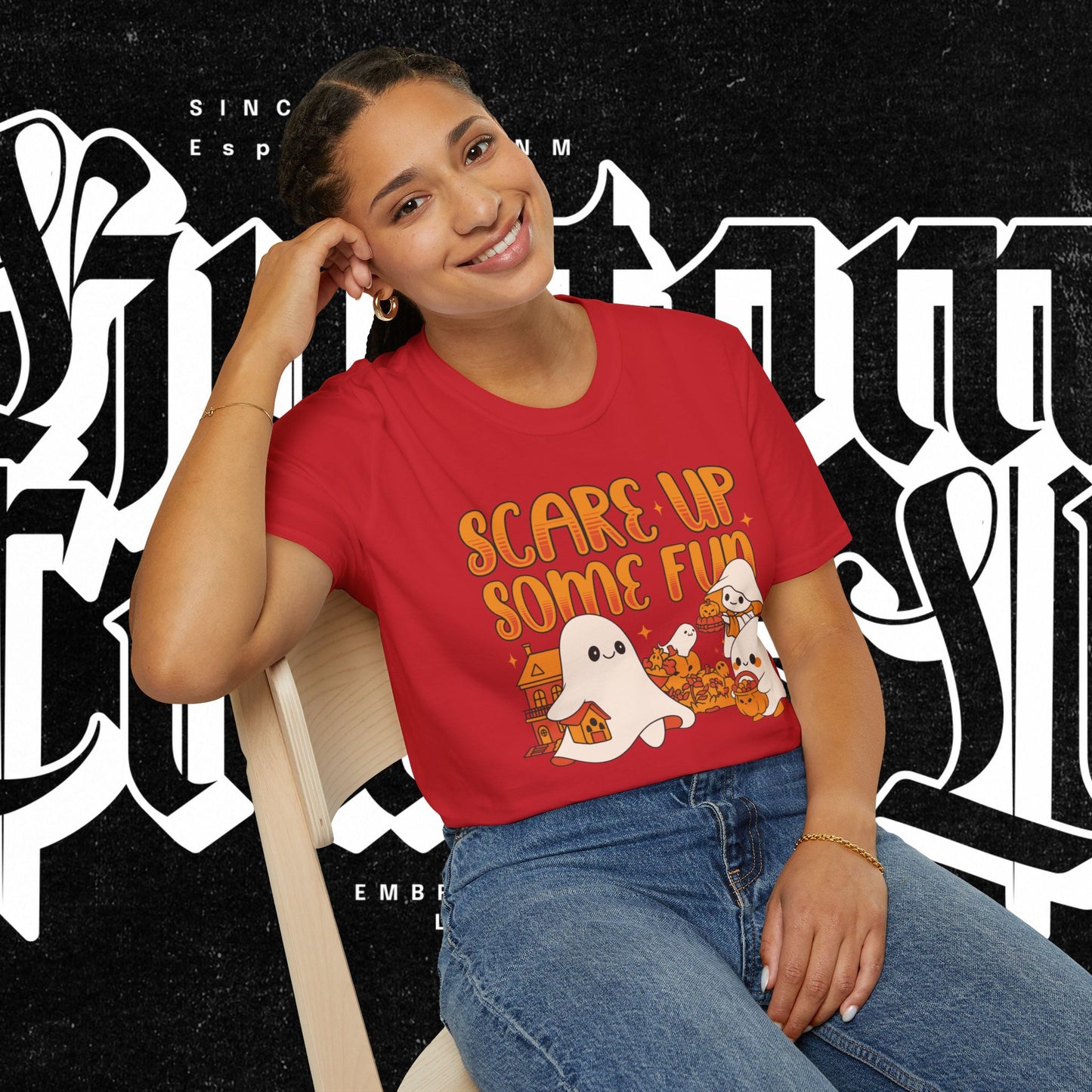Ghost T-Shirt - Scare Up Some Fun Cute Ghost Design