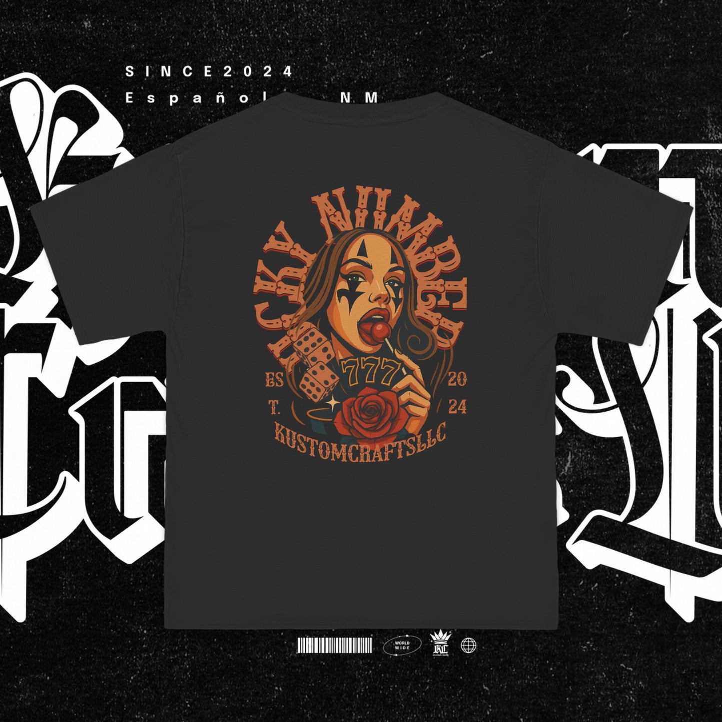 Lucky Number 7 | Vintage Tattoo Art T-Shirt | Perfect for Festivals, Gifts, Casual Wear, Streetwear, Comfortable Style