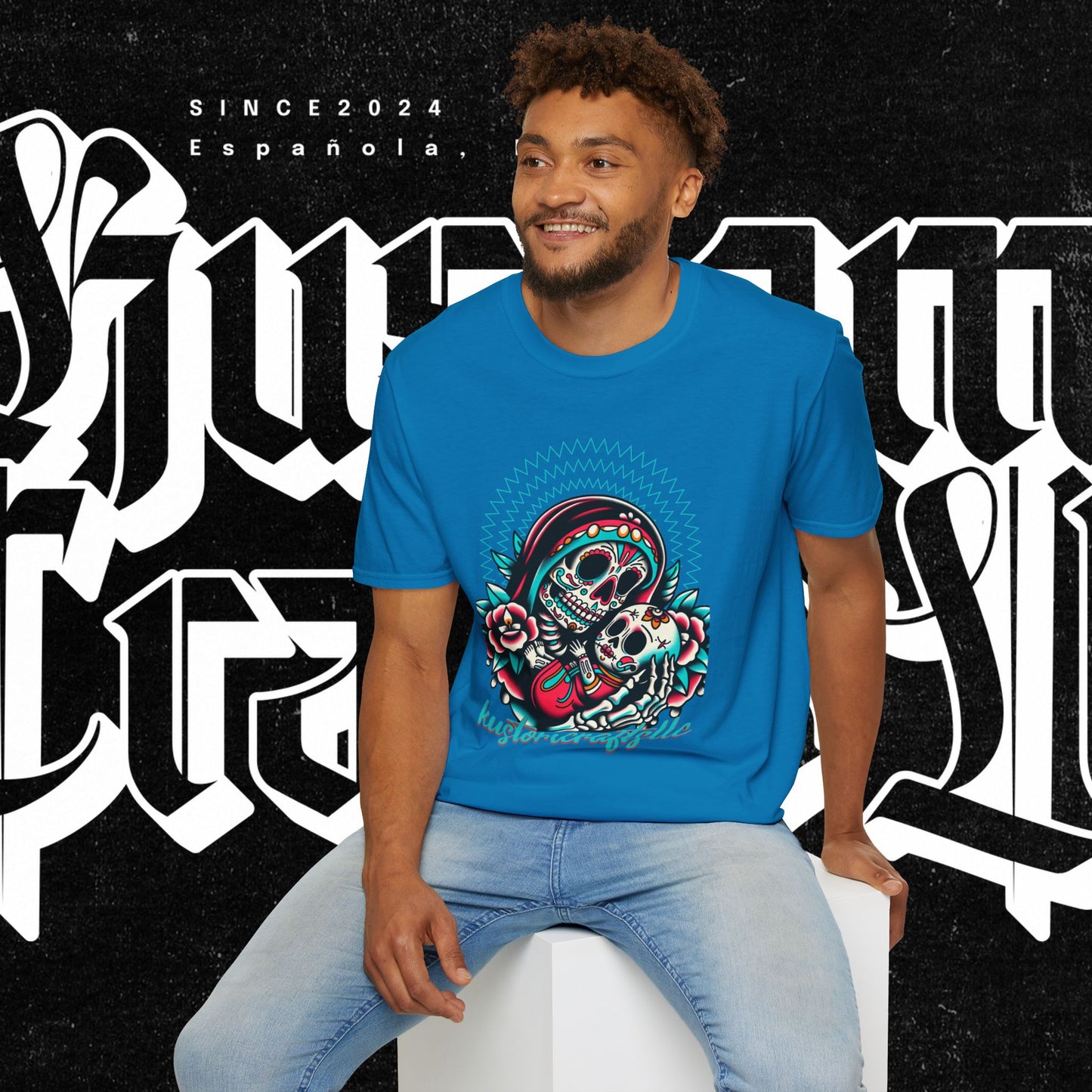 La Madre Day of the Dead Skull T-Shirt, Graphic Tee, Unisex Shirt, Halloween Costume, Gift for Her, Trendy Graphic Apparel