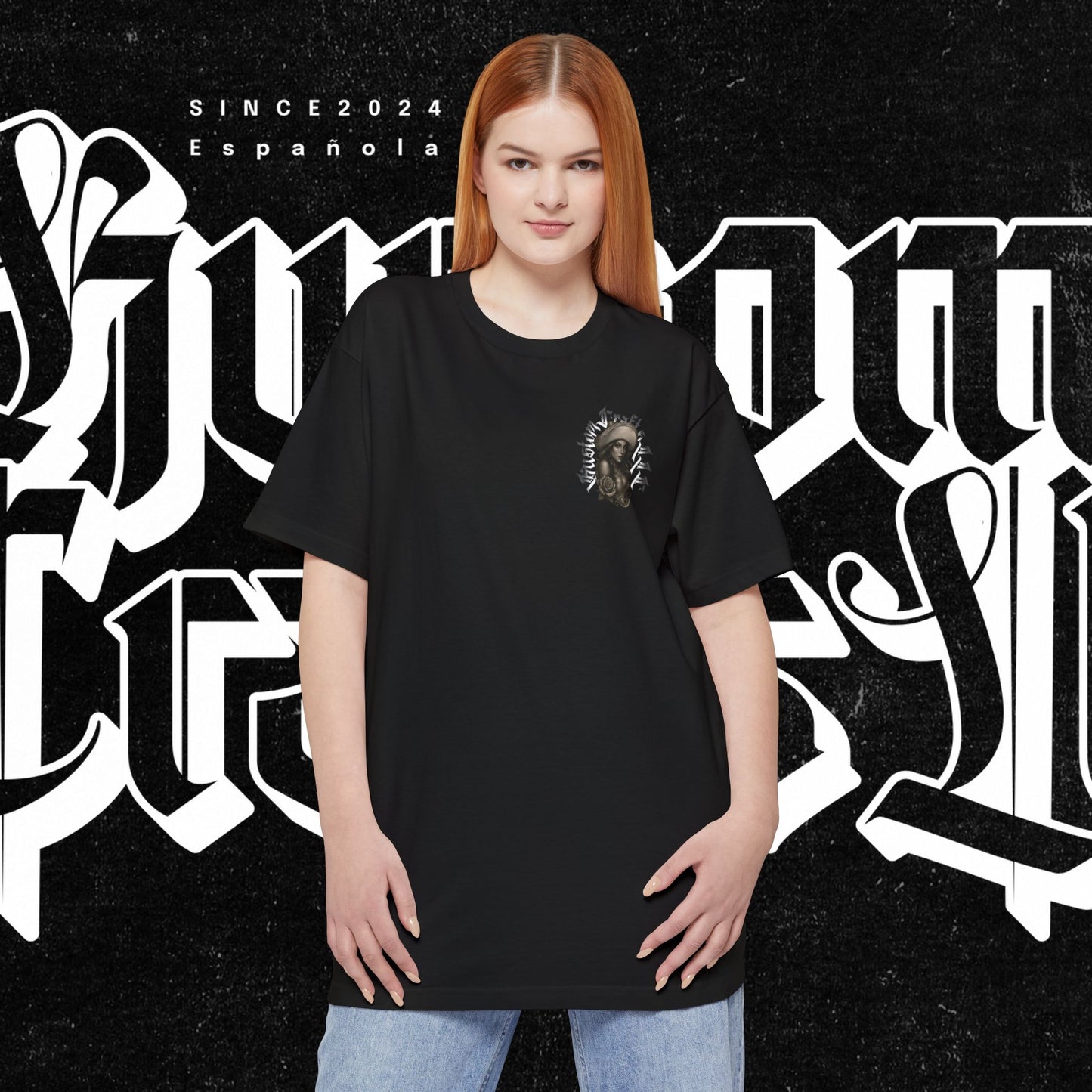 TALL-T Senora Street Art Unisex TALL T-Shirt, Graphic Tee for Urban Style, Casual Wear, Gift for Art Lovers, Birthday, Streetwear
