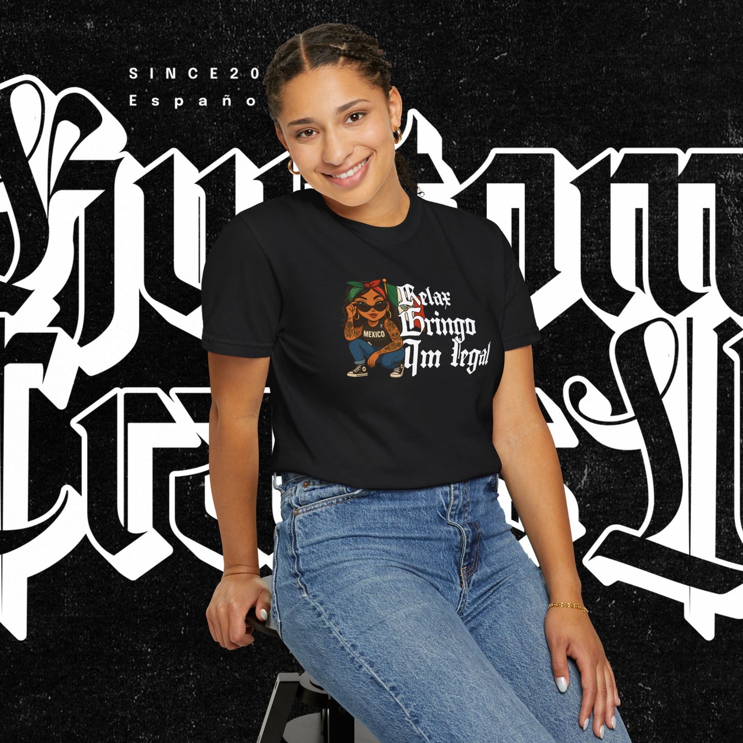 Relax Gringo Im Legal, Cool Casual Wear, Perfect for Festivals, Statement Tee, Gift for Friends, Summer Style
