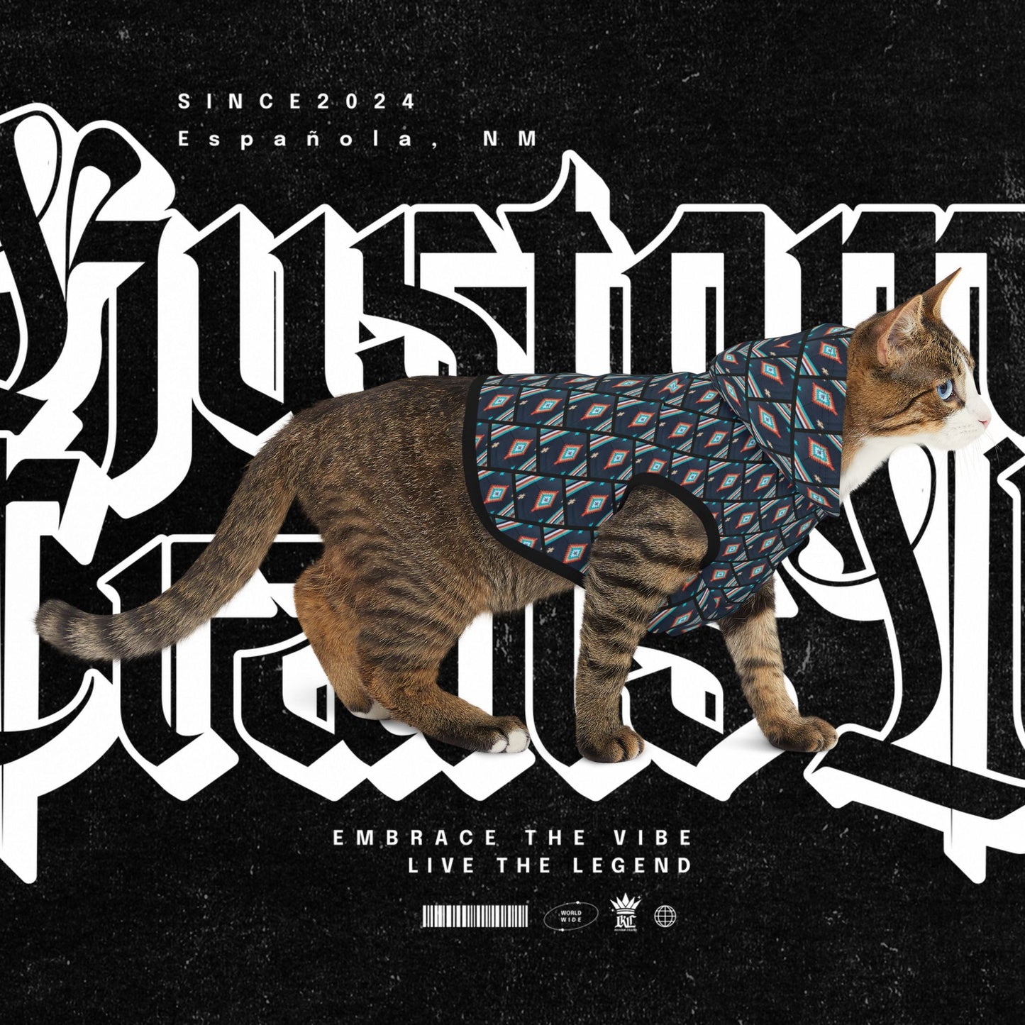 Pet Hoodie - Southwest Style for Cats and Dogs