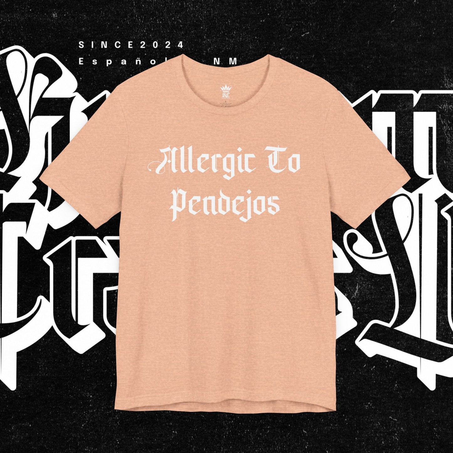 Allergic to Pendejos Unisex Jersey Tee | Casual Humor Shirt | Gift for Friends, Birthday, Humor Apparel, Everyday Wear