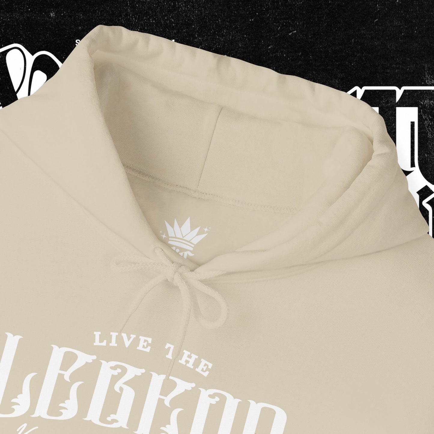 Live the Legend | Cozy Unisex Hoodie for Any Occasion, Gift for Friends, Streetwear Style
