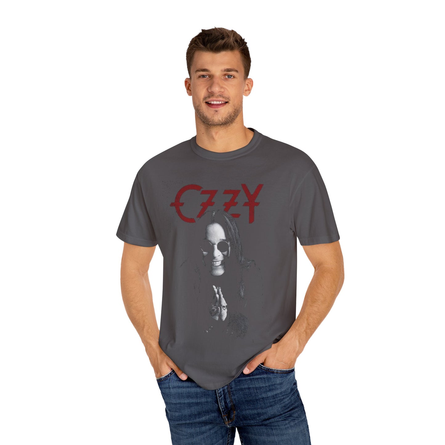 RIP Ozzy Edgy Graphic T-Shirt, Unisex Soft Tee, Casual Streetwear, Concert Outfit, Gift for Music Lovers, Artistic Apparel