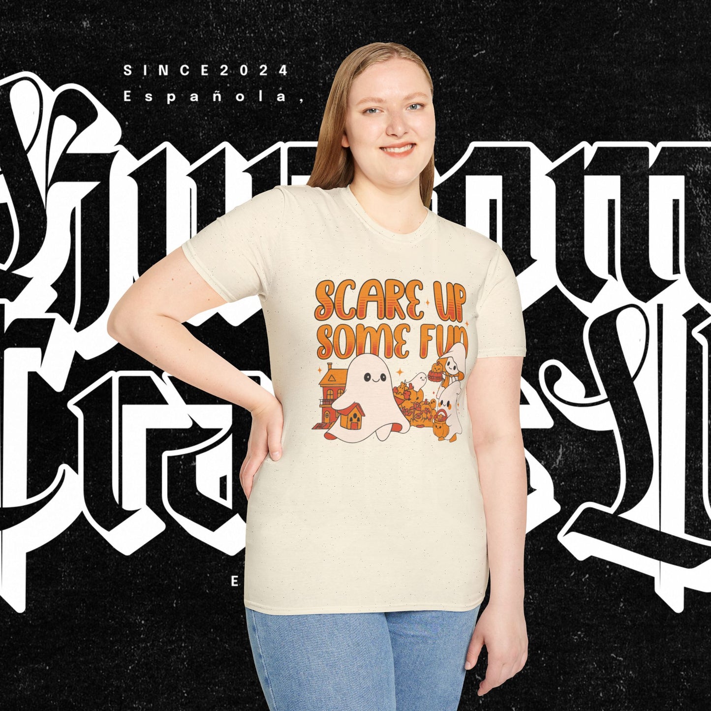 Ghost T-Shirt - Scare Up Some Fun Cute Ghost Design