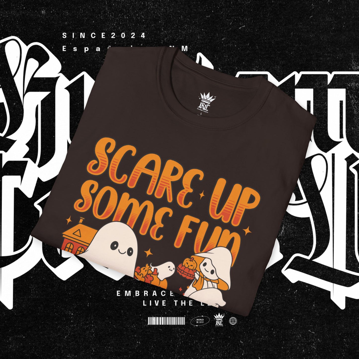 Ghost T-Shirt - Scare Up Some Fun Cute Ghost Design