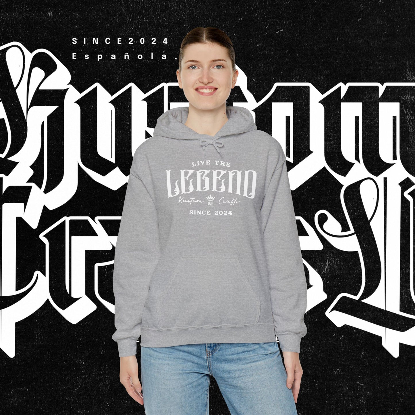 Live the Legend | Cozy Unisex Hoodie for Any Occasion, Gift for Friends, Streetwear Style