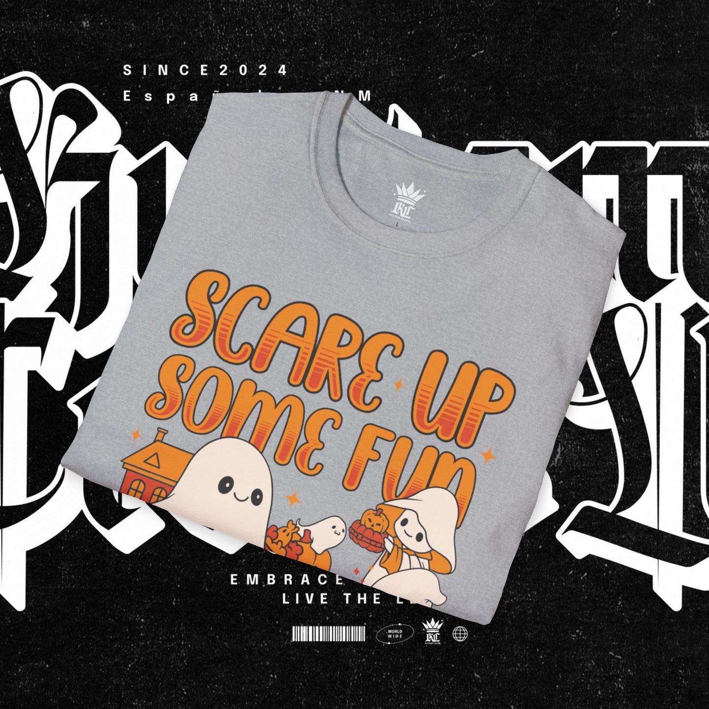 Ghost T-Shirt - Scare Up Some Fun Cute Ghost Design