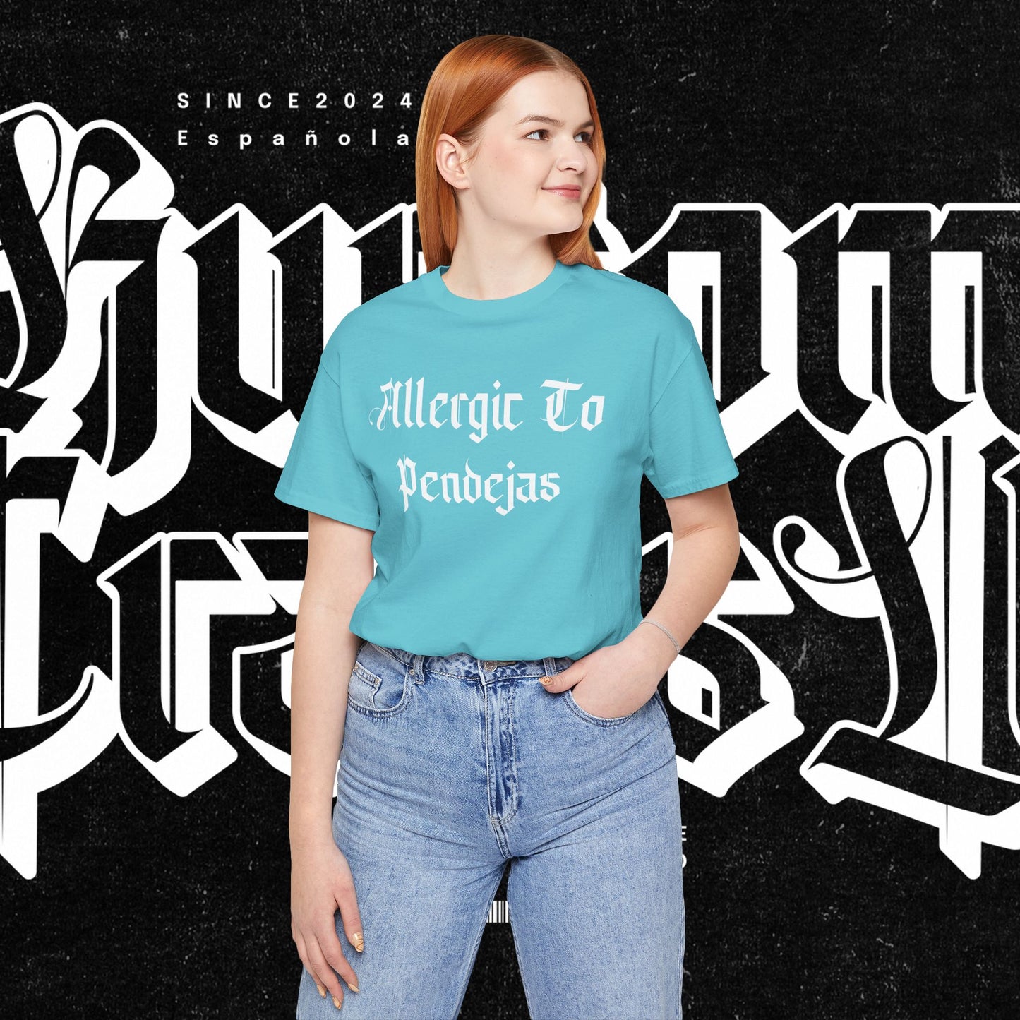 Allergic to Pendejas Unisex Tee, Funny Graphic T-Shirt, Casual Wear, Gift for Friends, Summer Fashion, Trendy Style