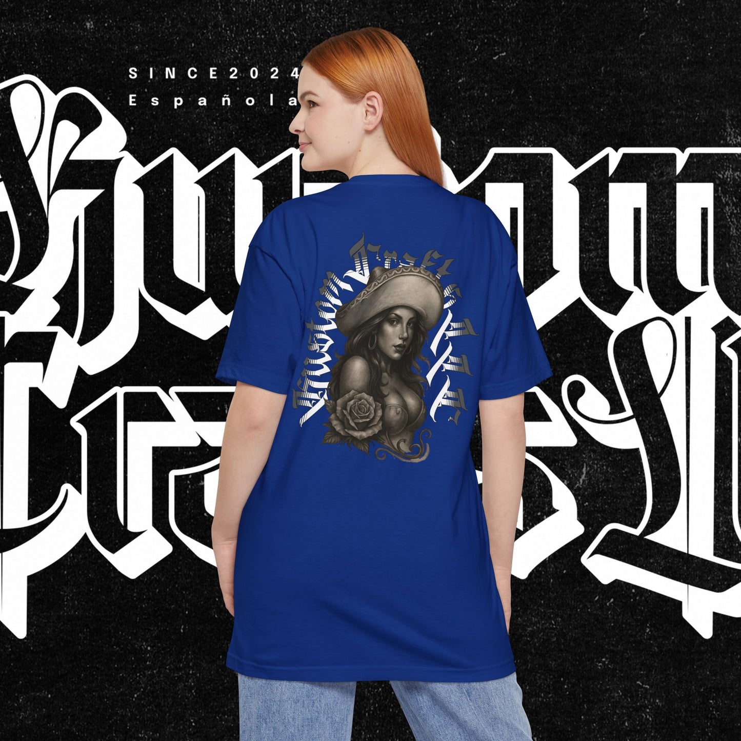 TALL-T Senora Street Art Unisex TALL T-Shirt, Graphic Tee for Urban Style, Casual Wear, Gift for Art Lovers, Birthday, Streetwear