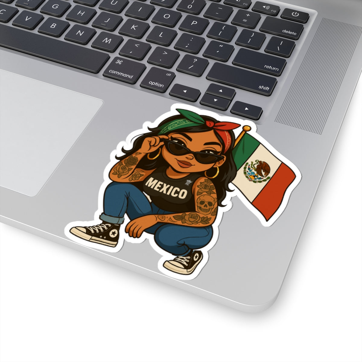 Mexican Pride Kiss-Cut Stickers, Aesthetic Laptop Stickers, Cultural Decor, Unique Gifts for Her, Festival Accessories