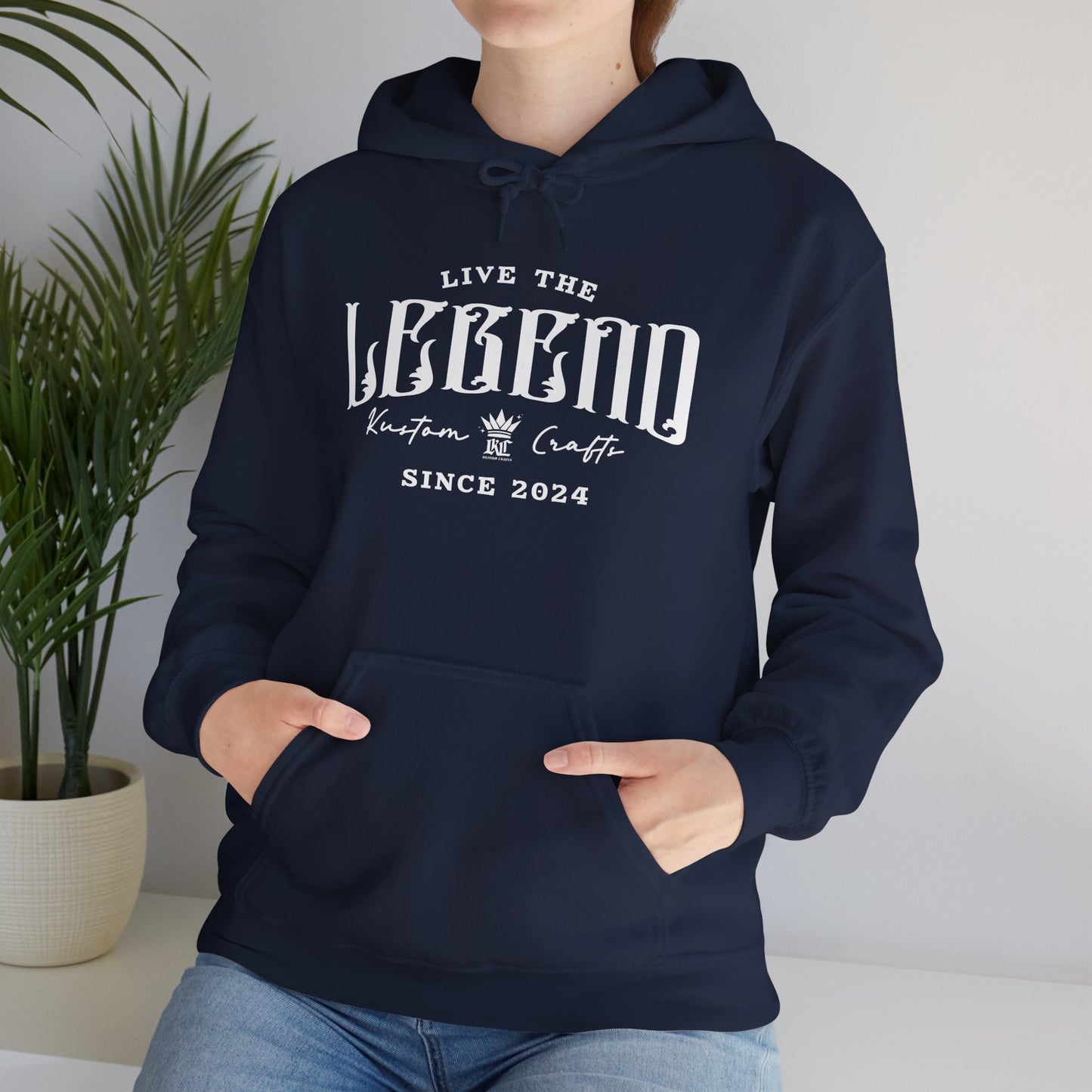 Live the Legend | Cozy Unisex Hoodie for Any Occasion, Gift for Friends, Streetwear Style