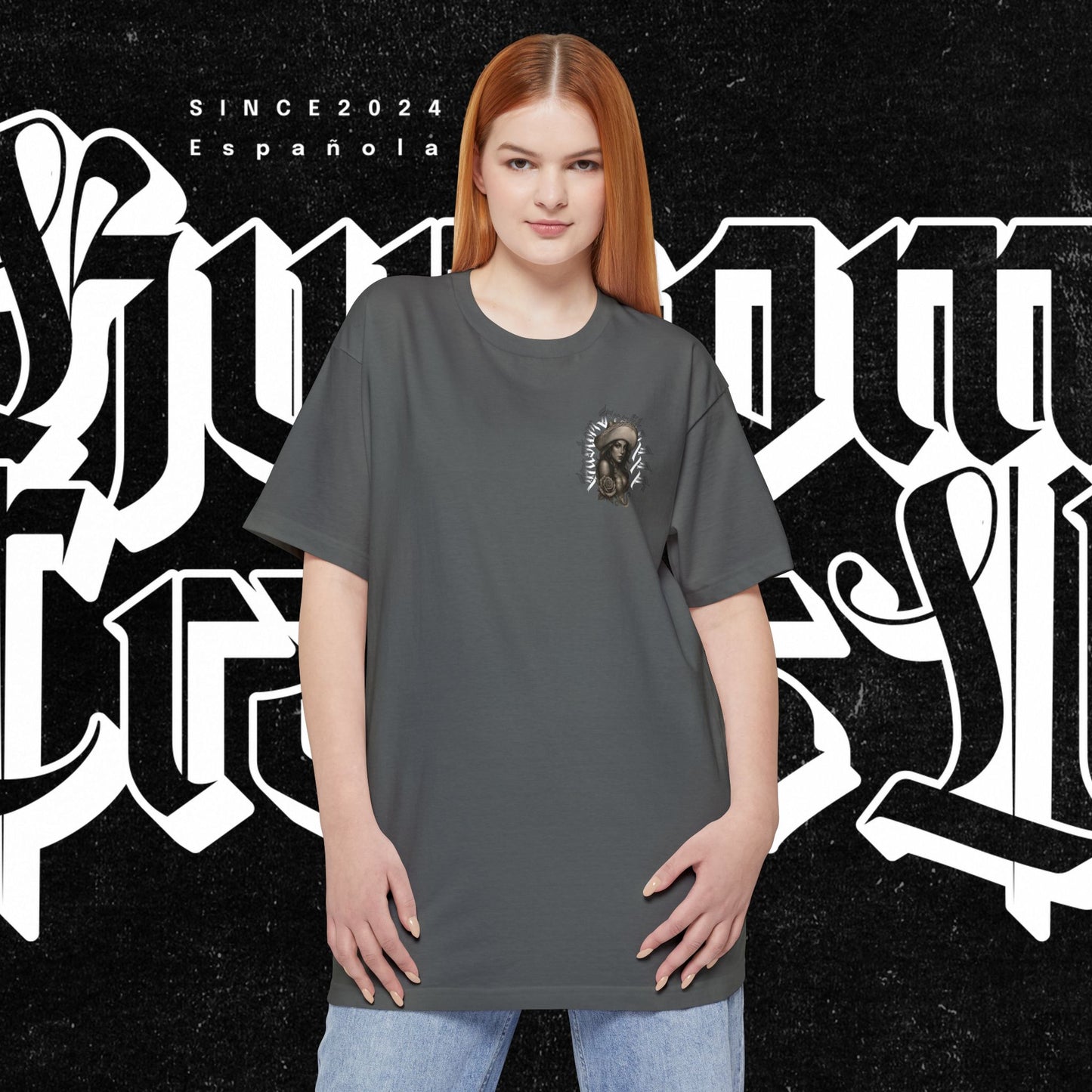 TALL-T Senora Street Art Unisex TALL T-Shirt, Graphic Tee for Urban Style, Casual Wear, Gift for Art Lovers, Birthday, Streetwear
