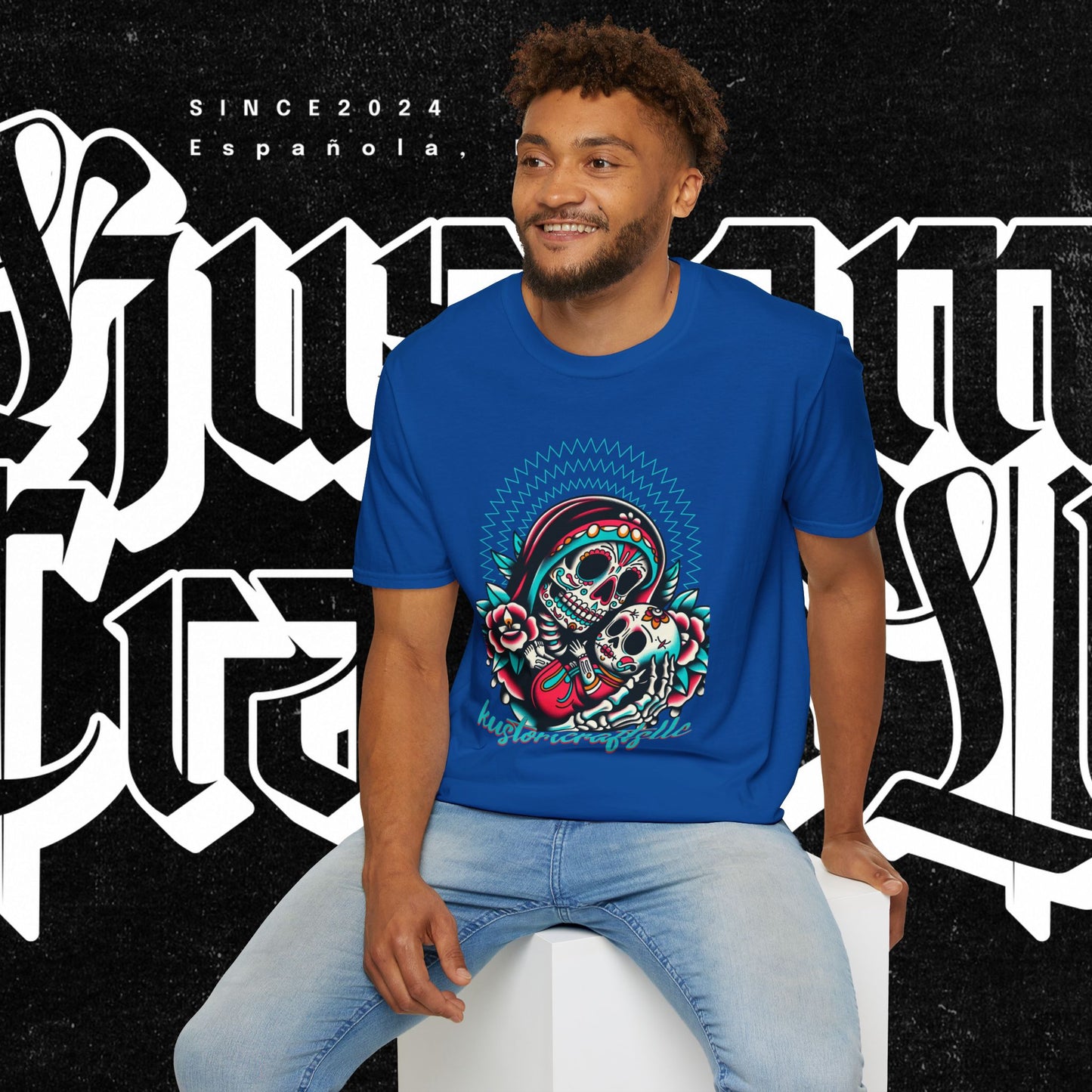 La Madre Day of the Dead Skull T-Shirt, Graphic Tee, Unisex Shirt, Halloween Costume, Gift for Her, Trendy Graphic Apparel