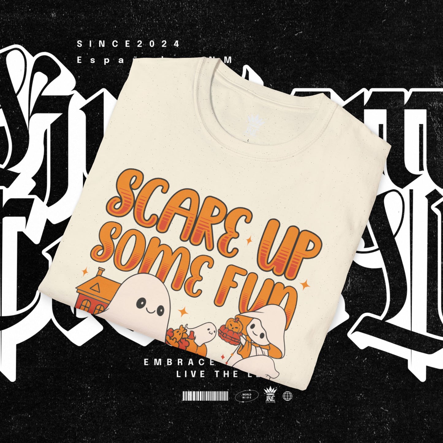 Ghost T-Shirt - Scare Up Some Fun Cute Ghost Design