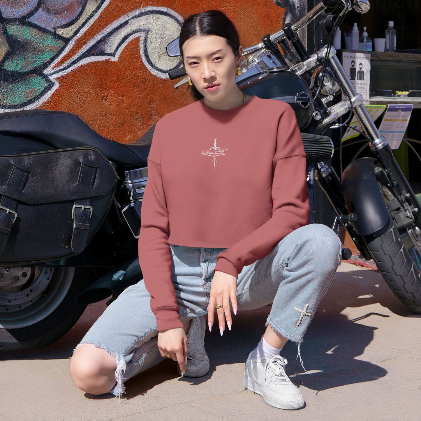 Cropped Sweatshirt Urban legend Design