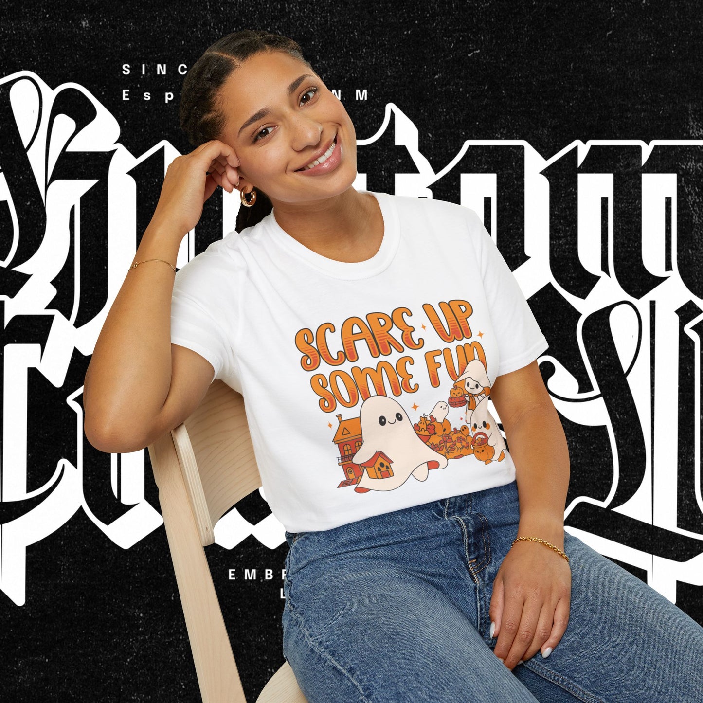 Ghost T-Shirt - Scare Up Some Fun Cute Ghost Design