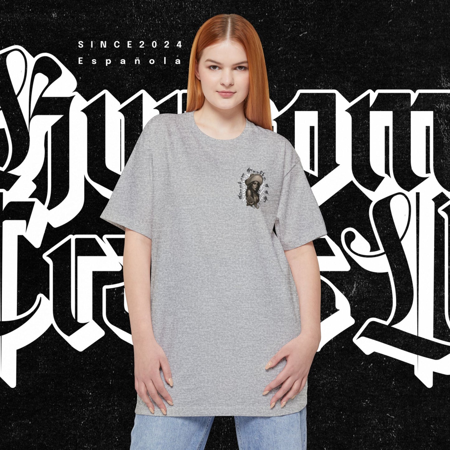 TALL-T Senora Street Art Unisex TALL T-Shirt, Graphic Tee for Urban Style, Casual Wear, Gift for Art Lovers, Birthday, Streetwear