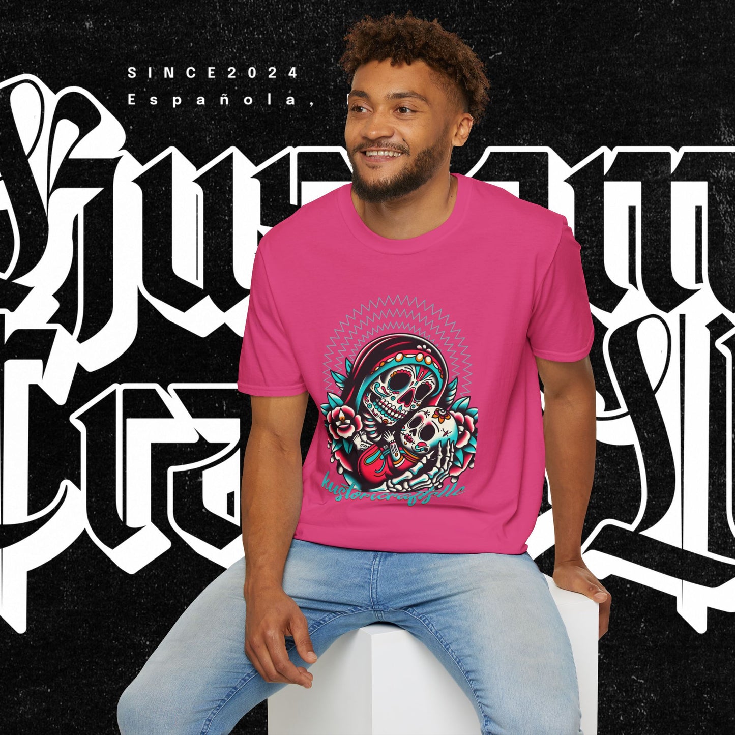 La Madre Day of the Dead Skull T-Shirt, Graphic Tee, Unisex Shirt, Halloween Costume, Gift for Her, Trendy Graphic Apparel