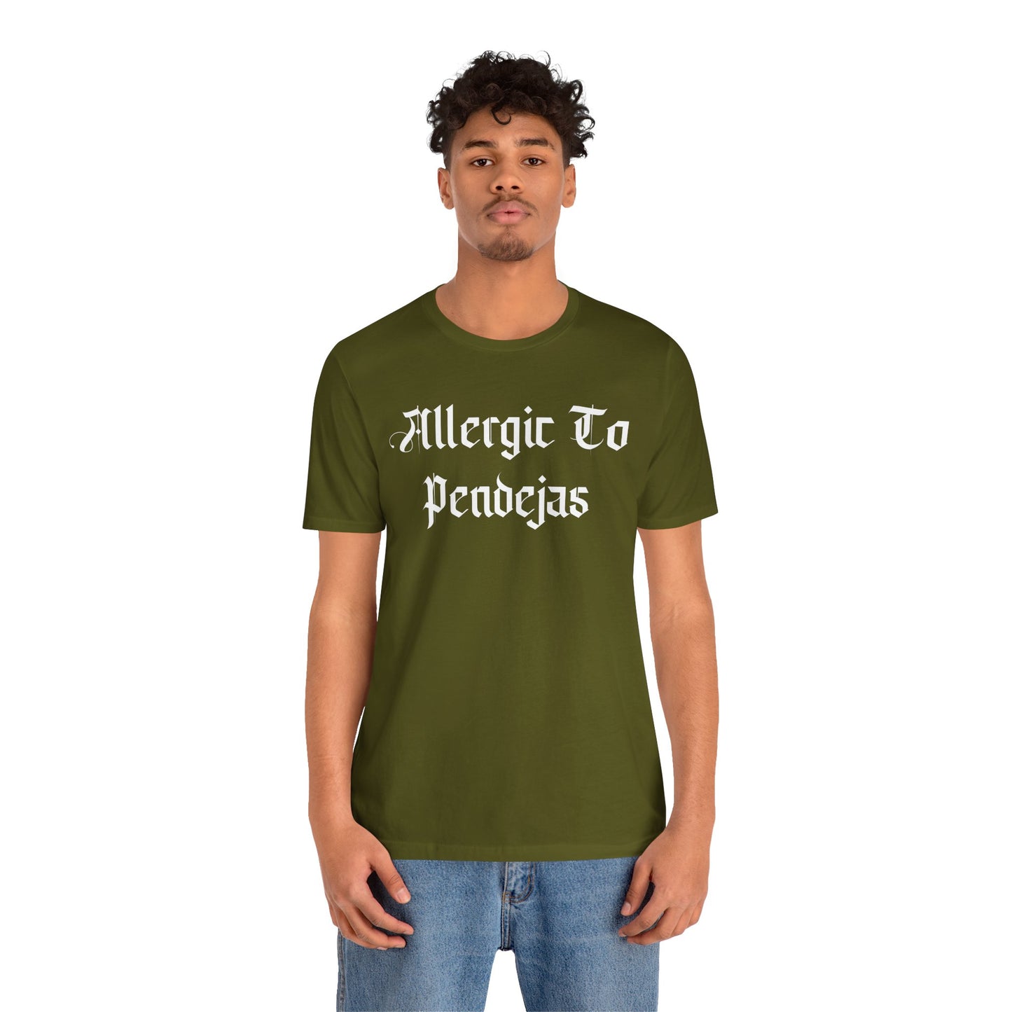 Allergic to Pendejas Unisex Tee, Funny Graphic T-Shirt, Casual Wear, Gift for Friends, Summer Fashion, Trendy Style