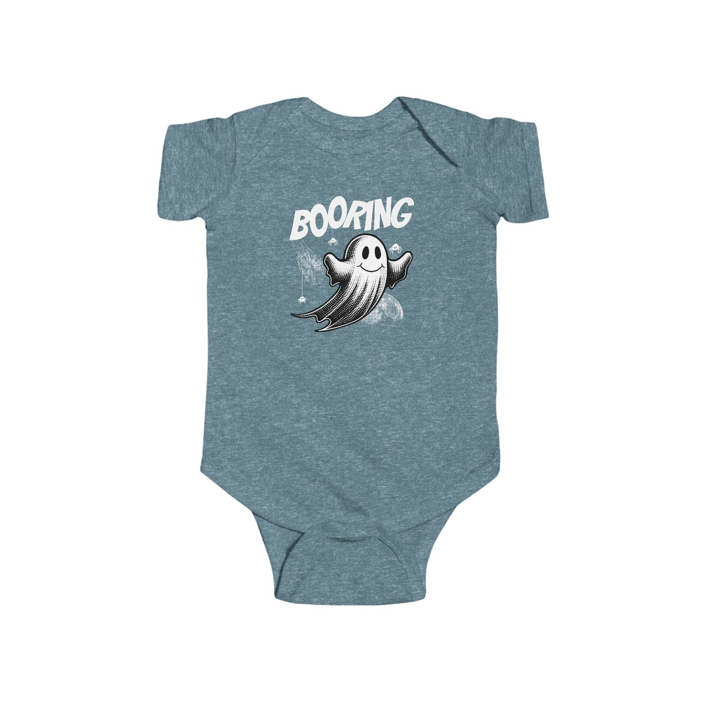 Boo-ring Halloween Baby Bodysuit, Cute Infant Costume, Ghost Graphic Onesie, Baby Shower Gift, Toddler Halloween Outfit