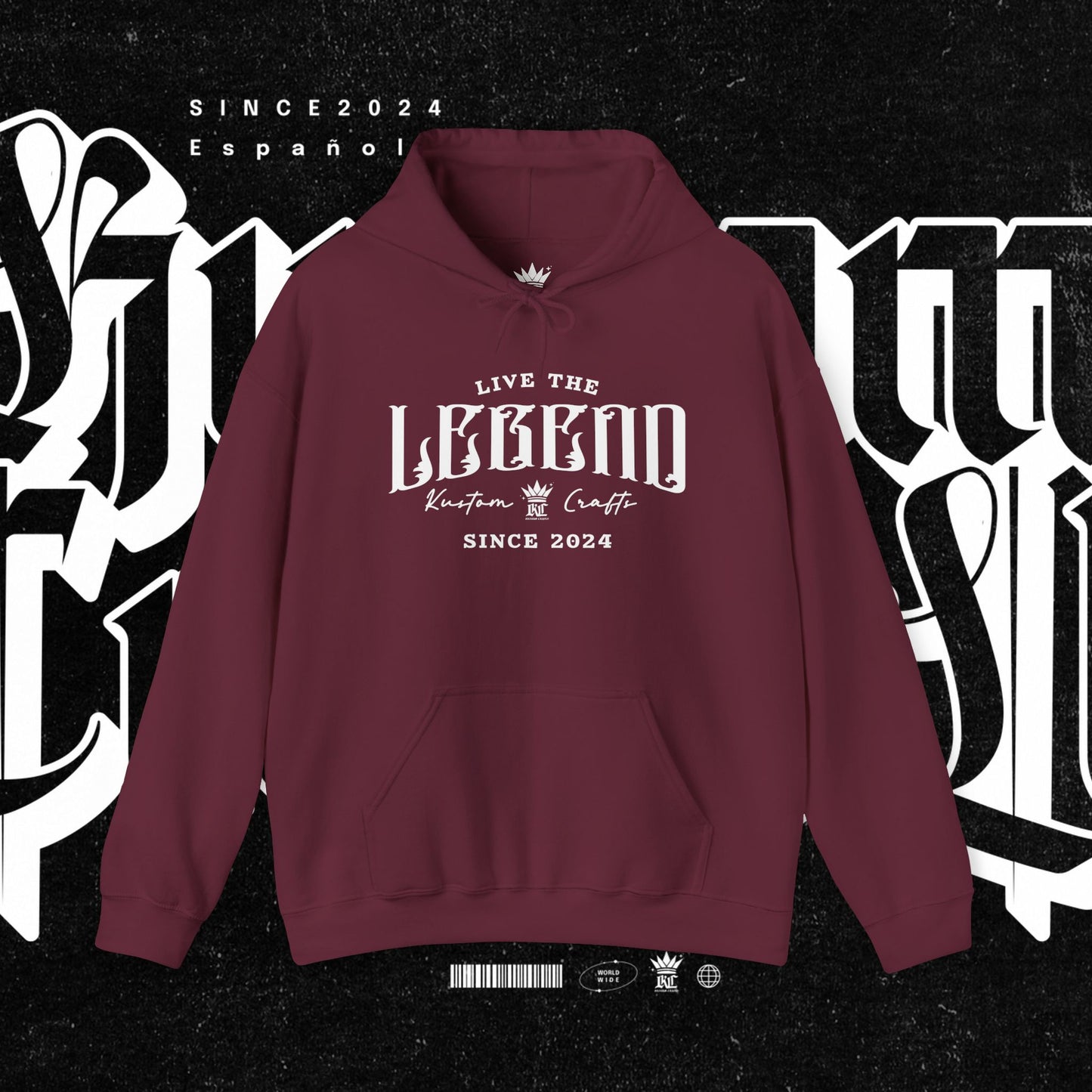 Live the Legend | Cozy Unisex Hoodie for Any Occasion, Gift for Friends, Streetwear Style